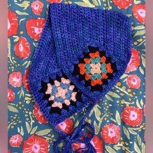 Vintage Crochet Wool Ear Warmer